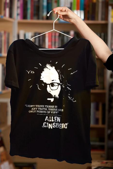Vyriški Allen Ginsberg marškinėliai