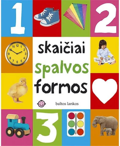 Skaičiai, spalvos, formos