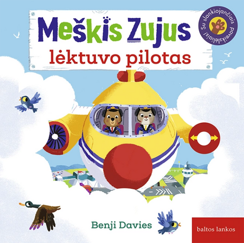 Meškis Zujus, lėktuvo pilotas