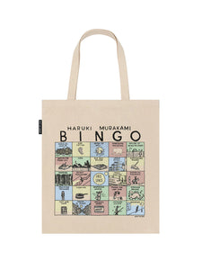 Haruki Murakami Bingo Tote Bag