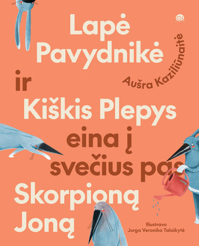 Lapė Pavydnikė ir Kiškis Plepys eina į svečius pas Skorpioną Joną