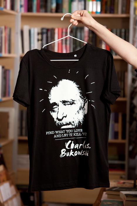 Vyriški Charles Bukowski marškinėliai