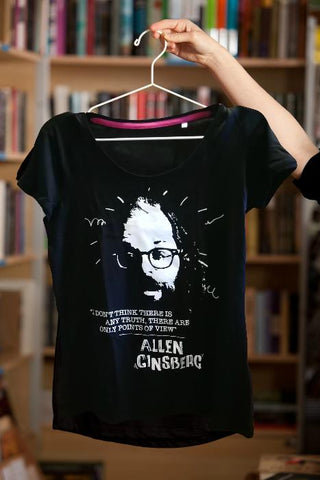 Moteriški Allen Ginsberg marškinėliai